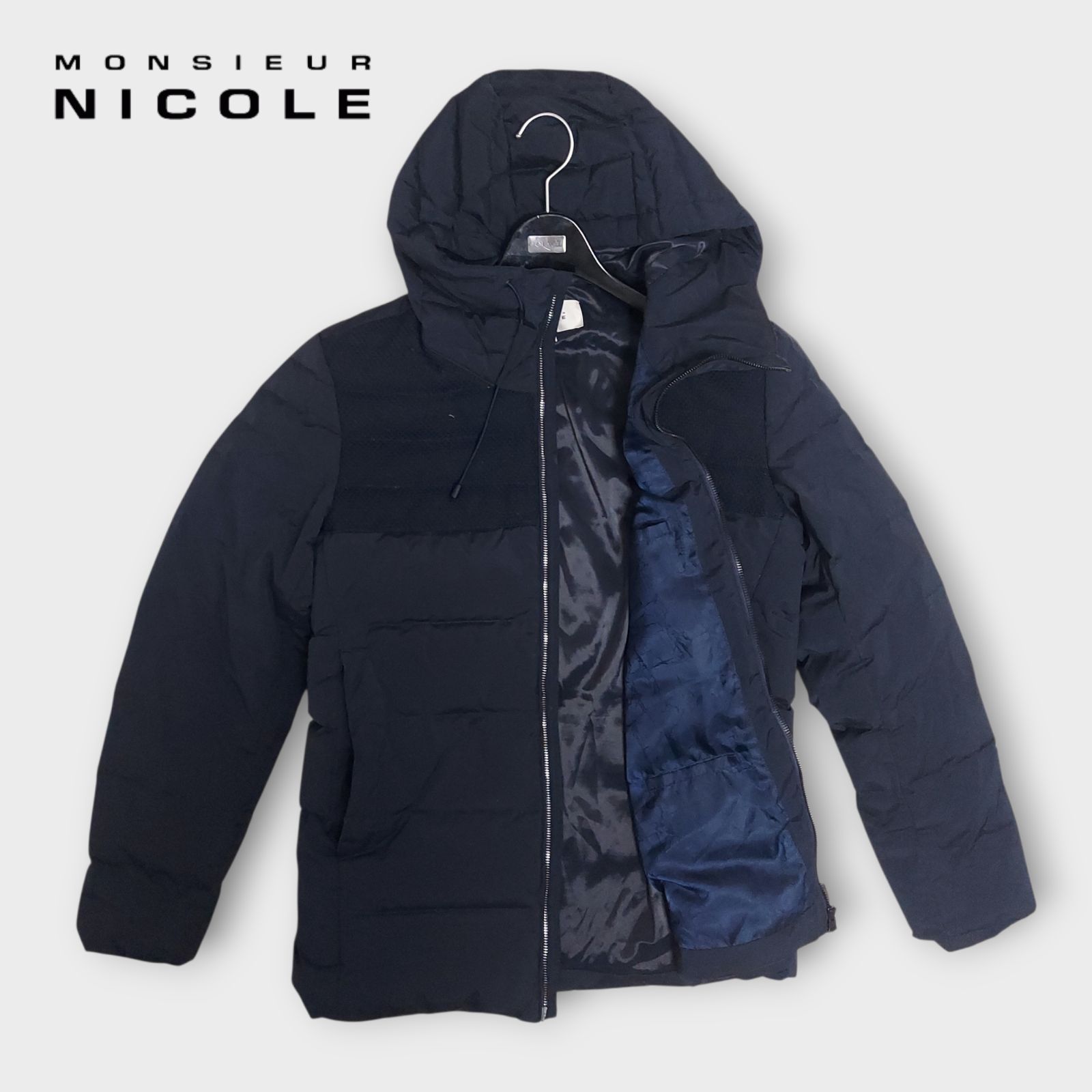大人気☆!!】MONSIEUR NICOLE（ムッシュニコル）フーデッドダウン 