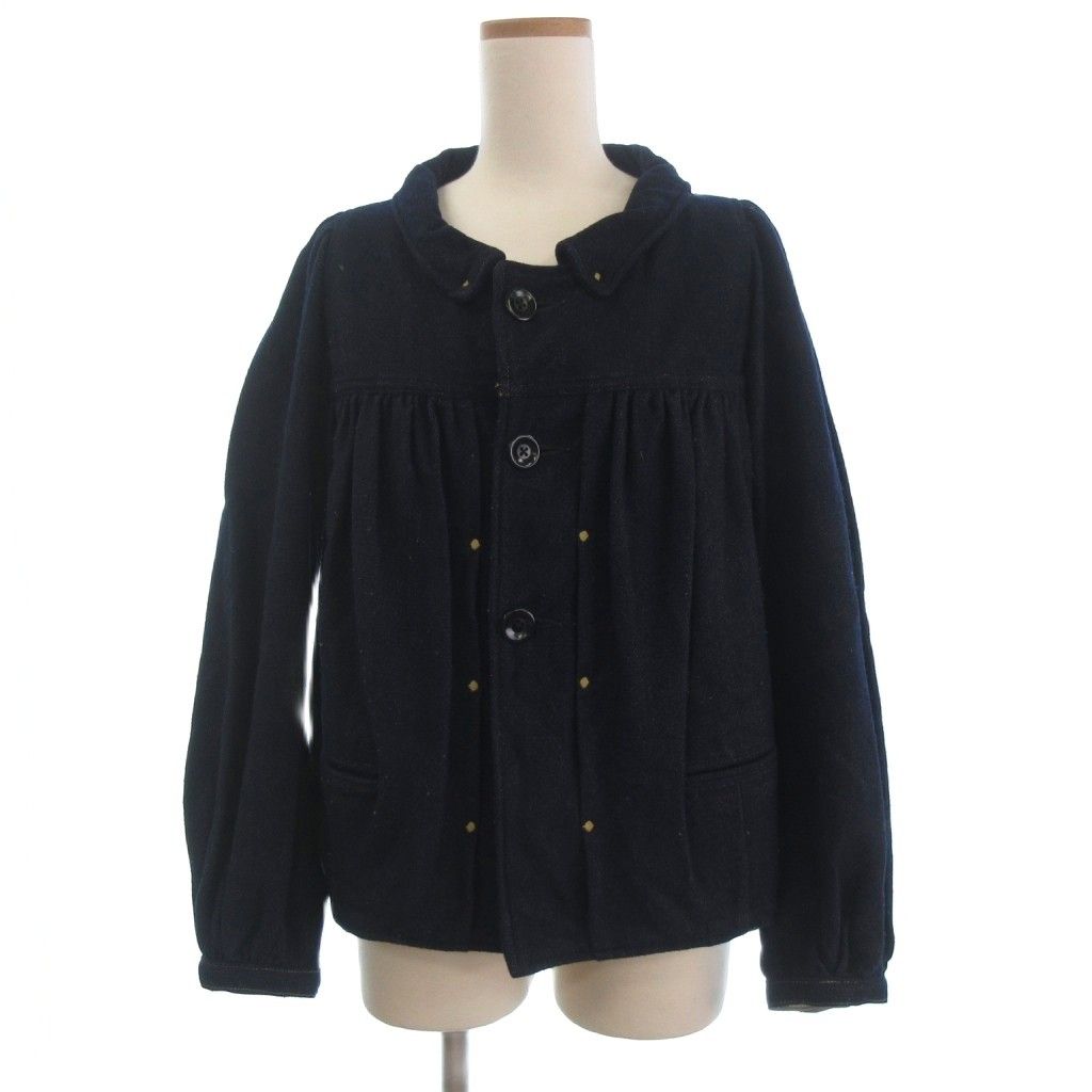 キャピタル　kapital ホスピタルジャケット　ネイビー キャピタル kapital ジャケット インディゴ ステンカラー 長袖 刺繍 XS