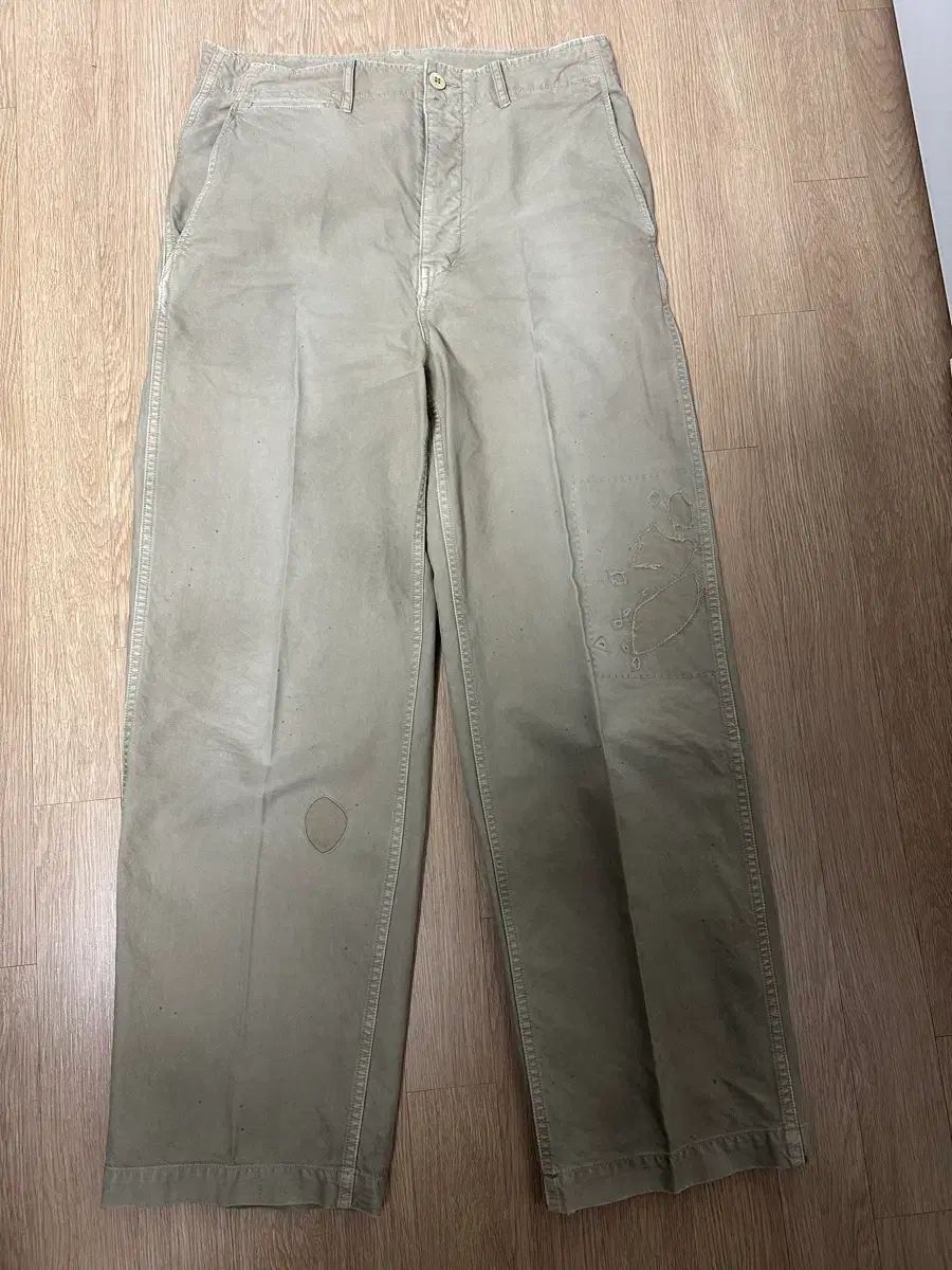 2 25 SS VISVIM ビズビム EX Wide Chino ワイド チノ クラッシュ