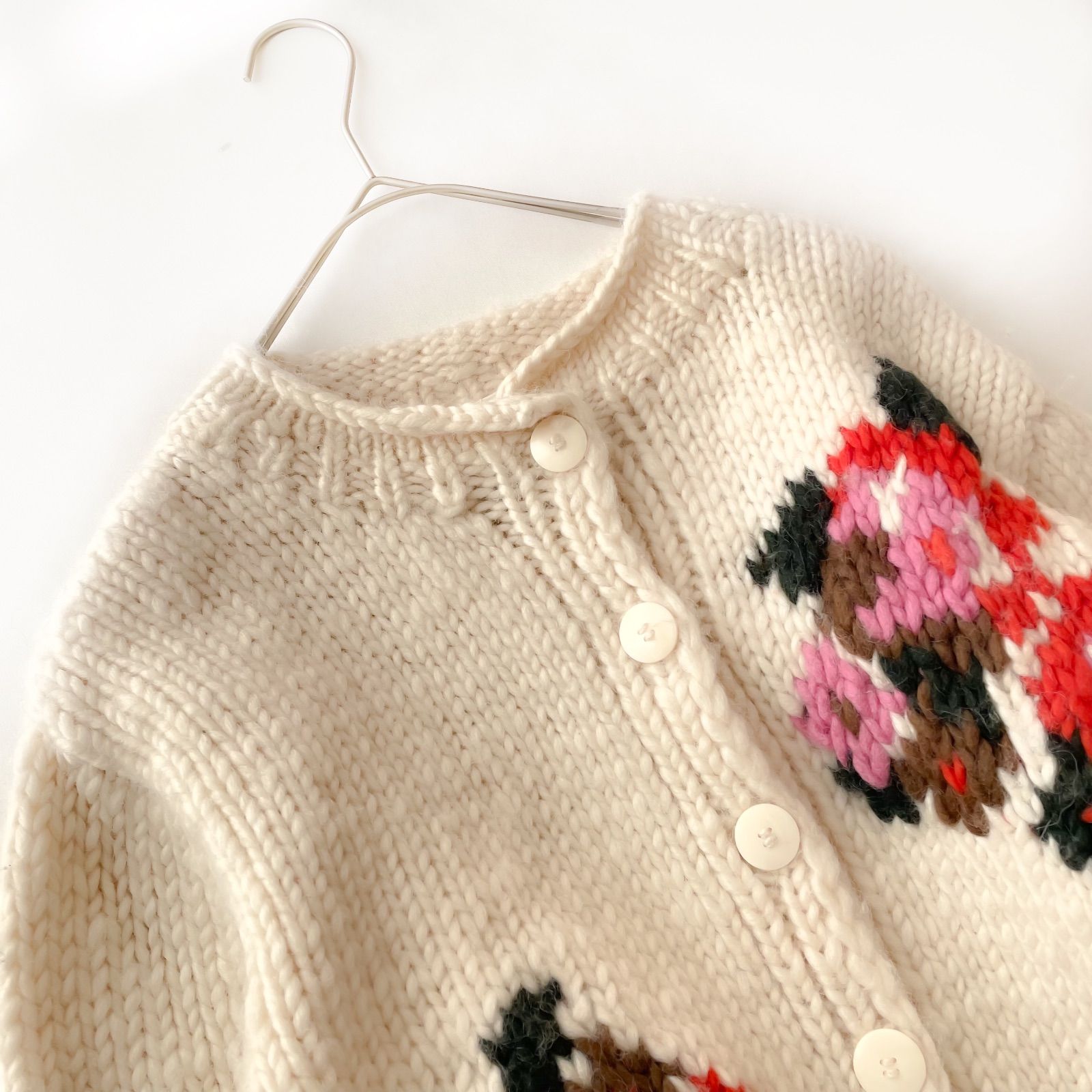 Dot＆Stripes CHILD WOMAN ネパール太ギルボックスインターシャ