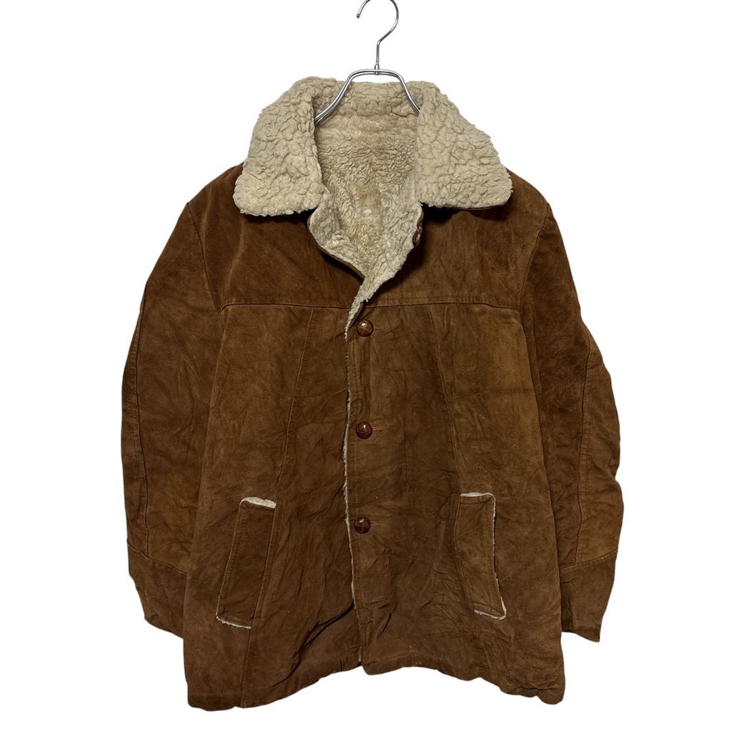 15AW　スウェードレザー ボアランチジャケット BORG】 本革 裏ボアスウェードレザーランチジャケット S-3643 - メルカリ