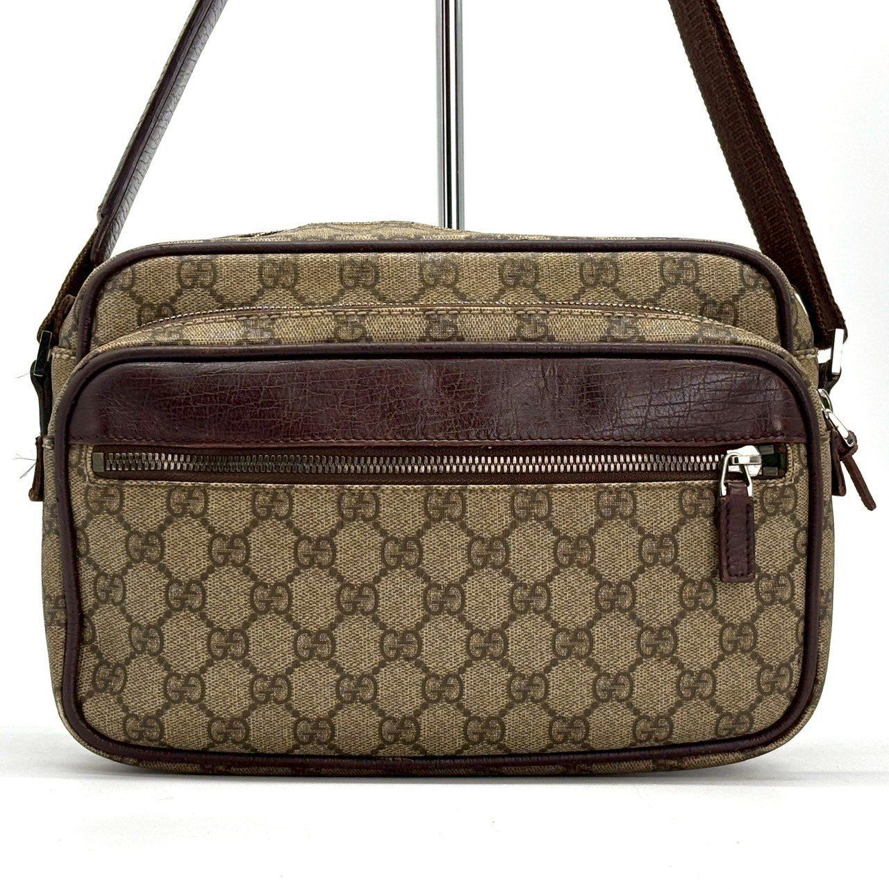 ✨極美品✨グッチ　GGスプリーム　カメラバッグ　ショルダーバッグ　114531 成熟を纏う一品】 GUCCI グッチ GGスプリーム ショルダーバッグ カメラ