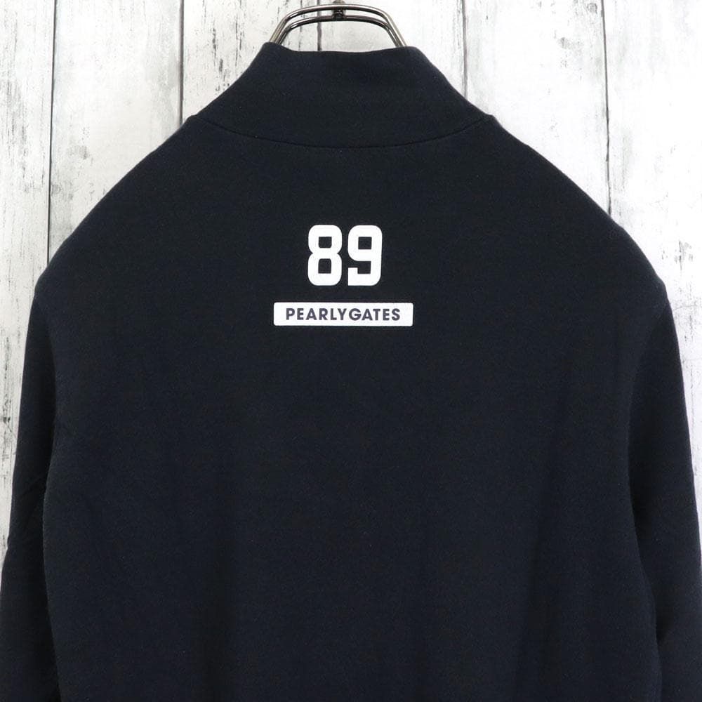 PEARLYGATESパーリーゲイツ モックネック長袖Tシャツ ストレッチロンT