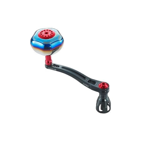 リブレ PowerArm 98 シマノ 8000番～14000番用 右巻き ガンメタ レッド 品番 10117