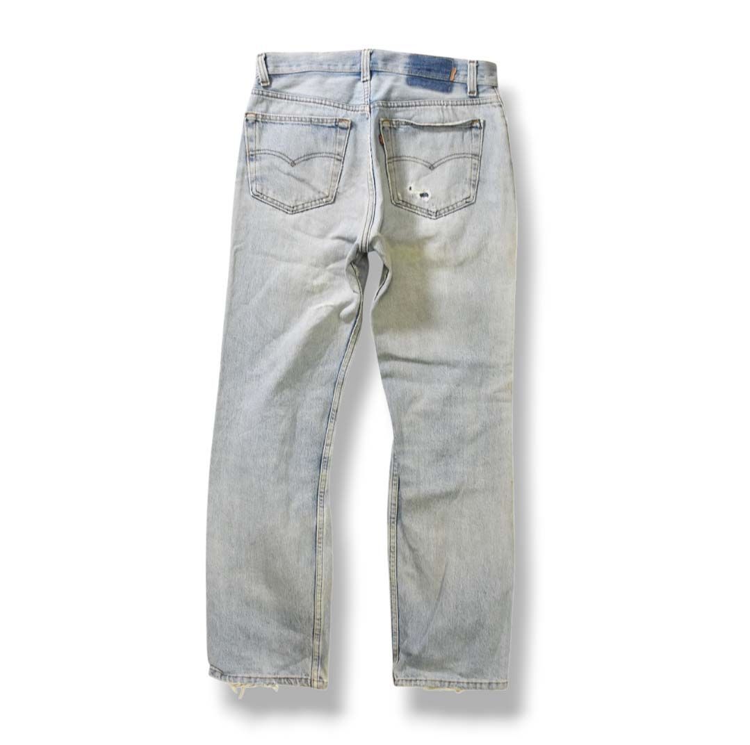 90sヴィンテージ USA製 リーバイス Levi's 501 ストレート クラッシュ