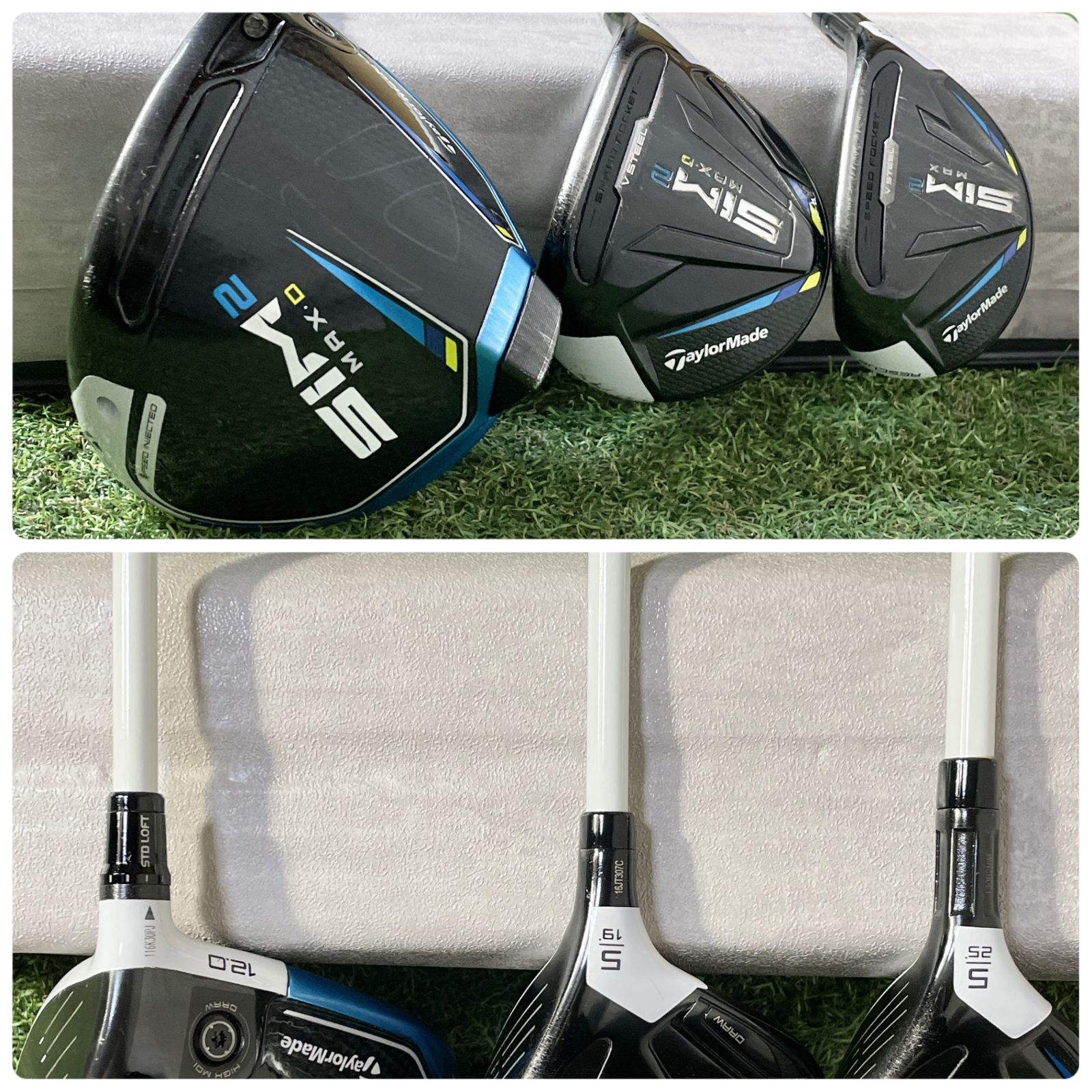 バッグ新品】TaylorMade SIM2MAX D BURNER レディース L ゴルフクラブ