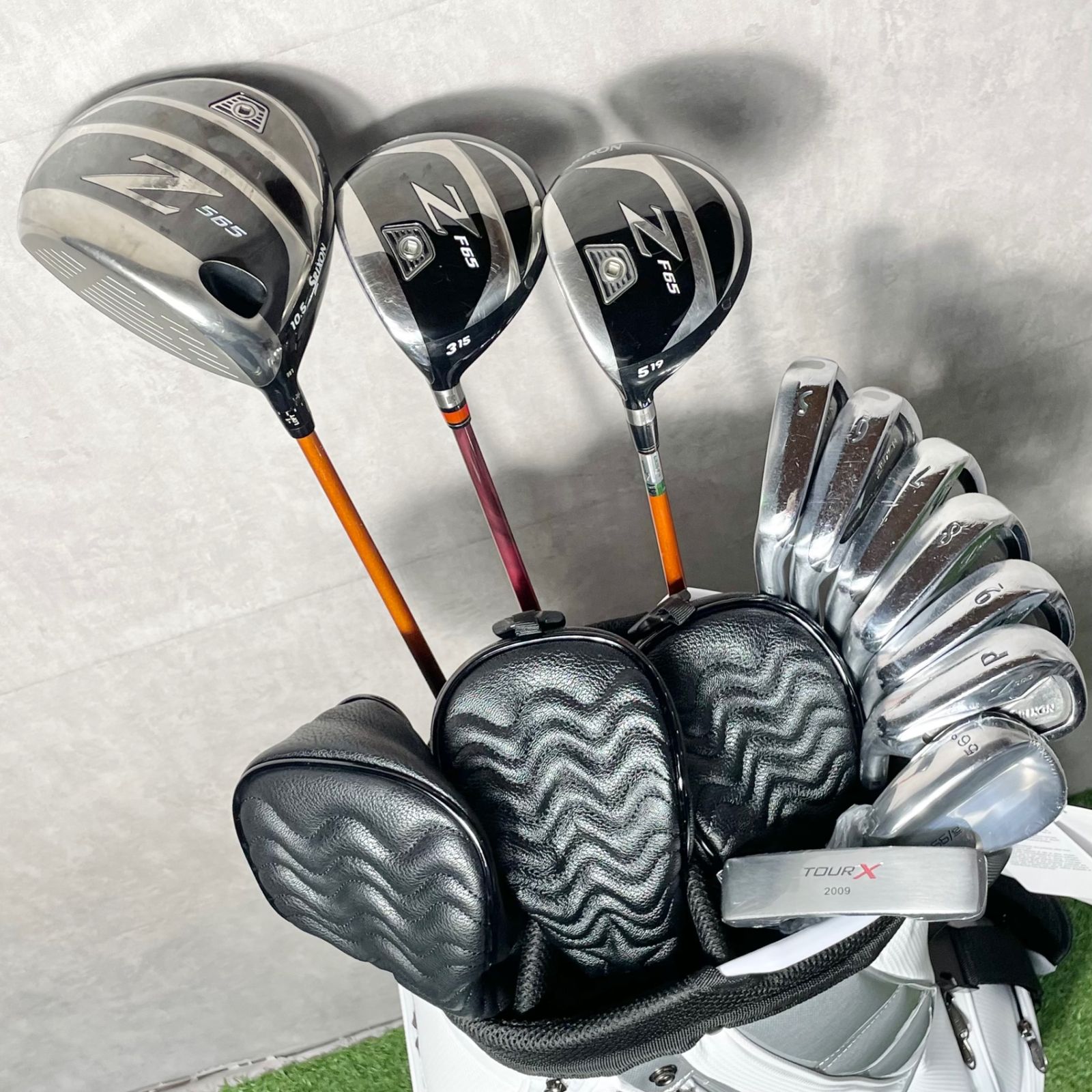 貴重レフティ！バッグ新品】SRIXON Z565 ゴルフクラブセット 11本 S