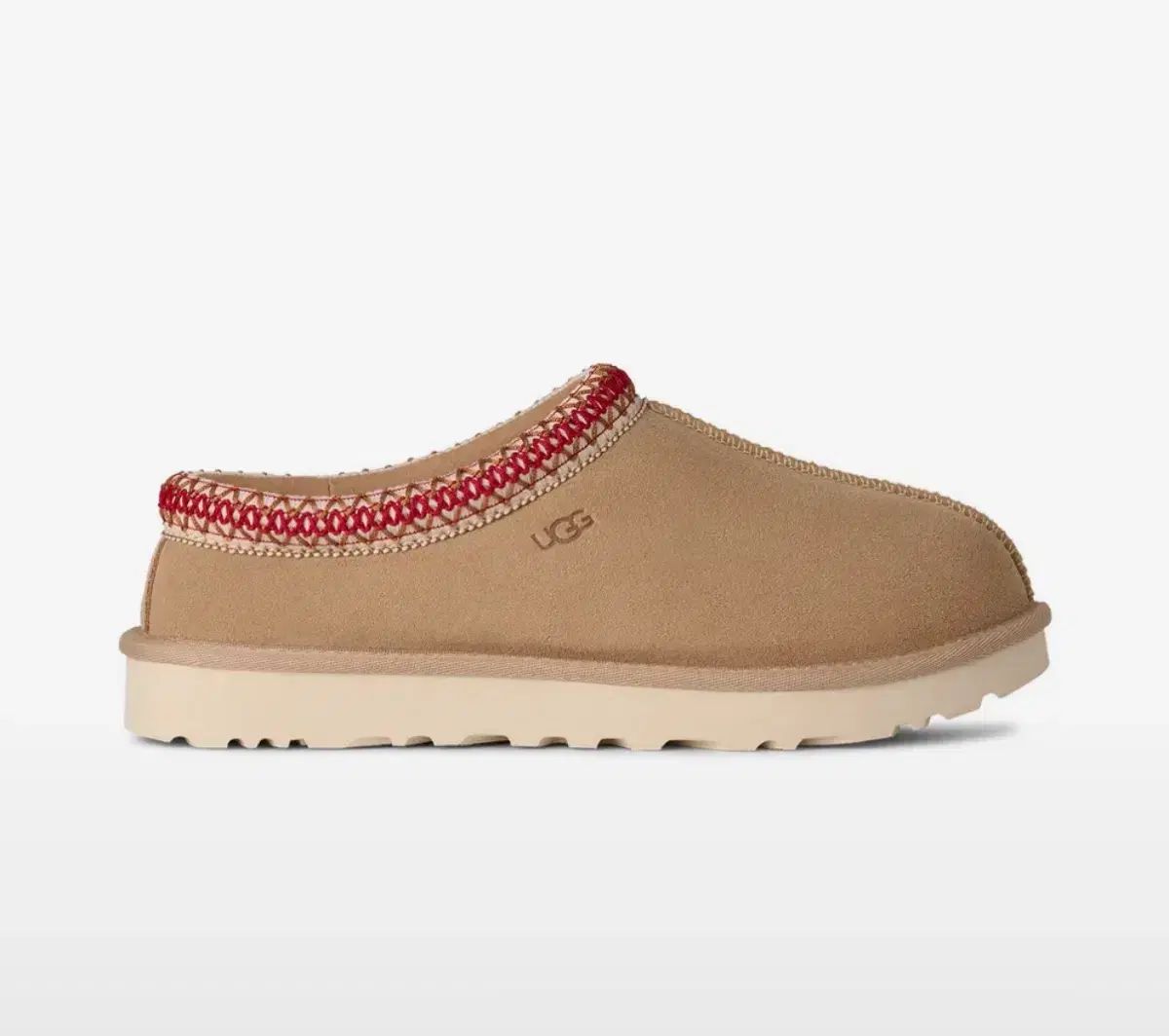 アグ タスマン2 スリッパ サンド ダークチェリー レディース