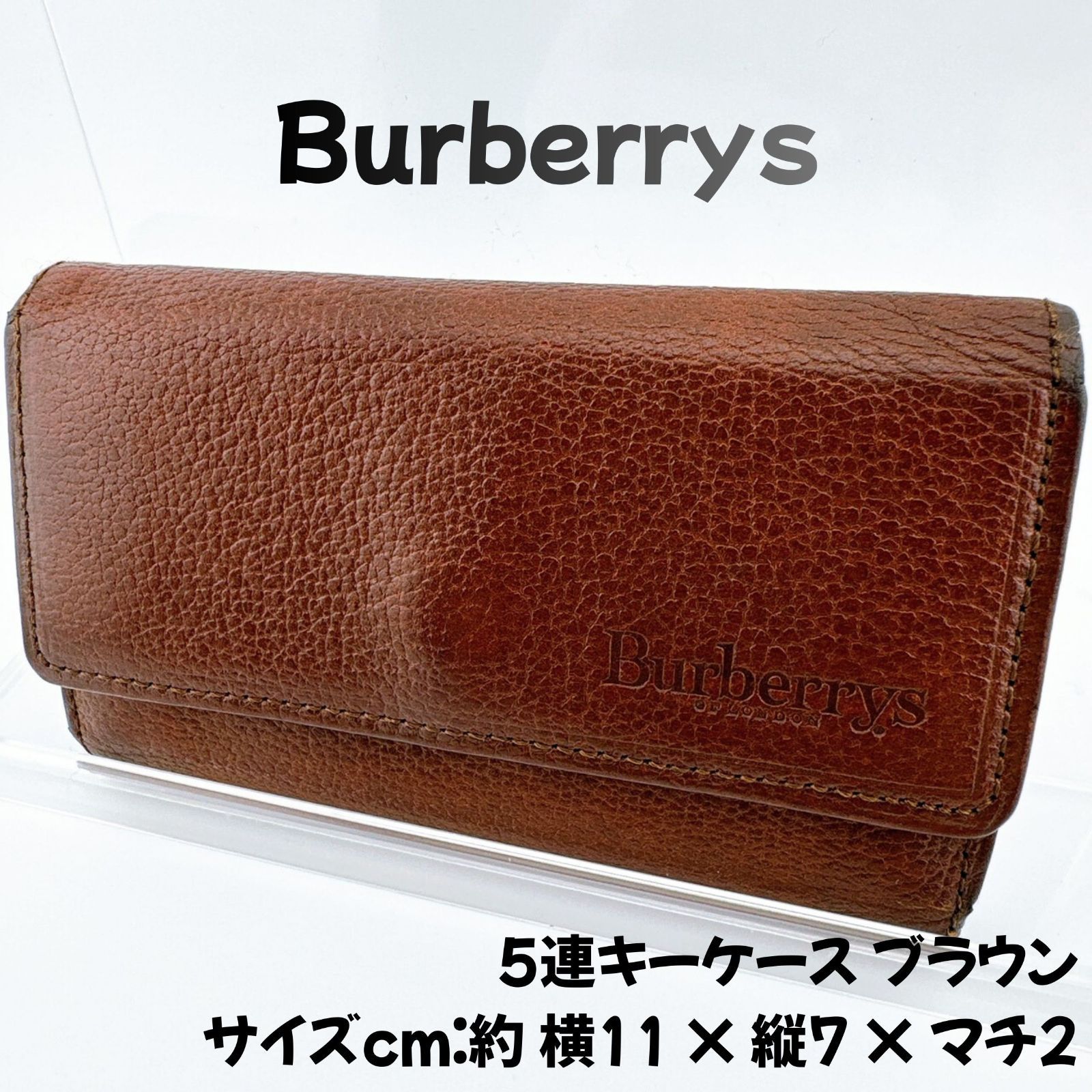 Burberrys バーバリーズ キーケース 5連 ノバチェック 革 レザー