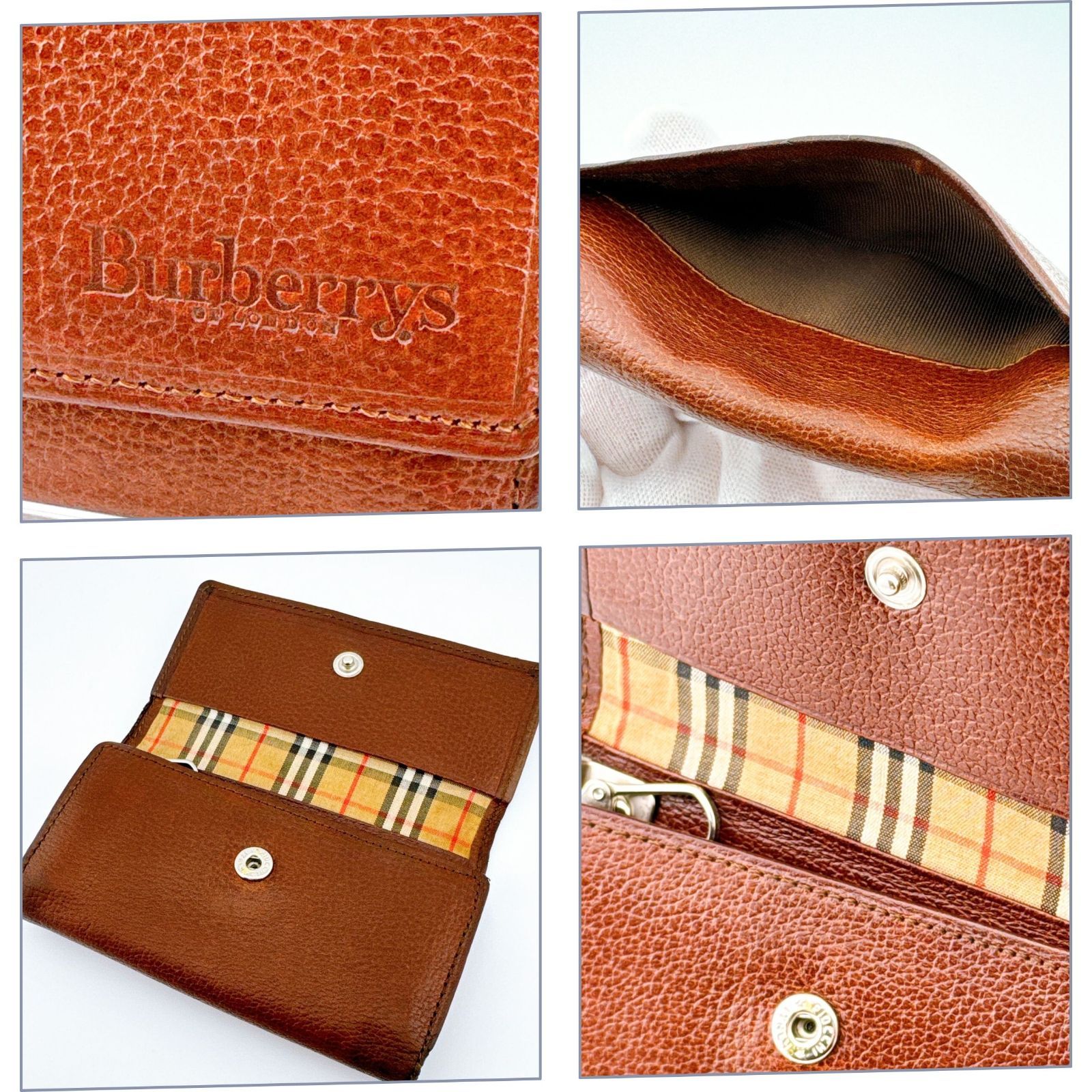 Burberrys バーバリーズ キーケース 5連 ノバチェック 革 レザー