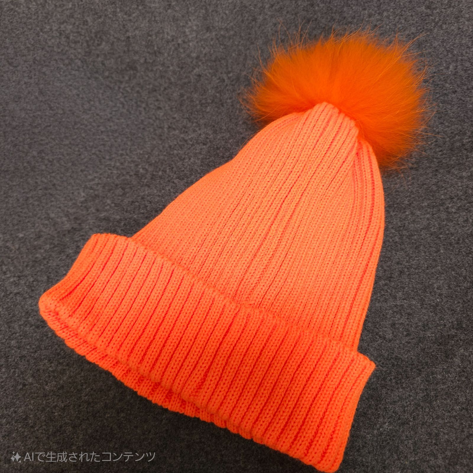 PEARLY GATES】パーリーゲイツ ゴルフニット帽 ラクーンファー 帽子