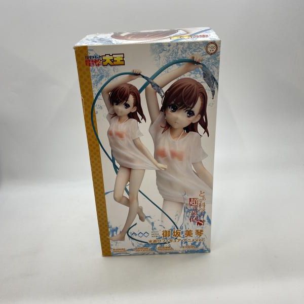 【中古】アスキーメディアワークス 御坂美琴 水遊びフィギュア アニメVer. 1/6 開封品 とある科学の超電磁砲S[97]