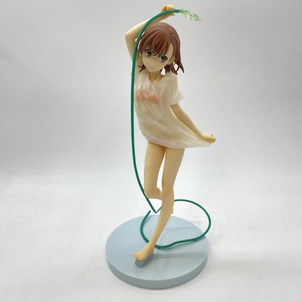 【中古】アスキーメディアワークス 御坂美琴 水遊びフィギュア アニメVer. 1/6 開封品 とある科学の超電磁砲S[97]