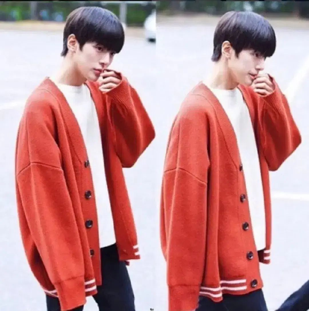 s トランク プロジェクト カーディガン オレンジ