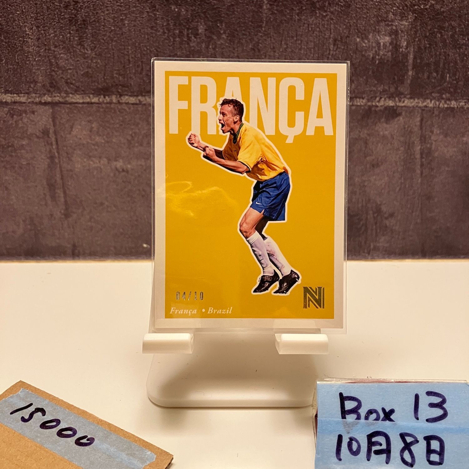 2017 Panini Nobility Franca 04 10 Brazil Yellow カード