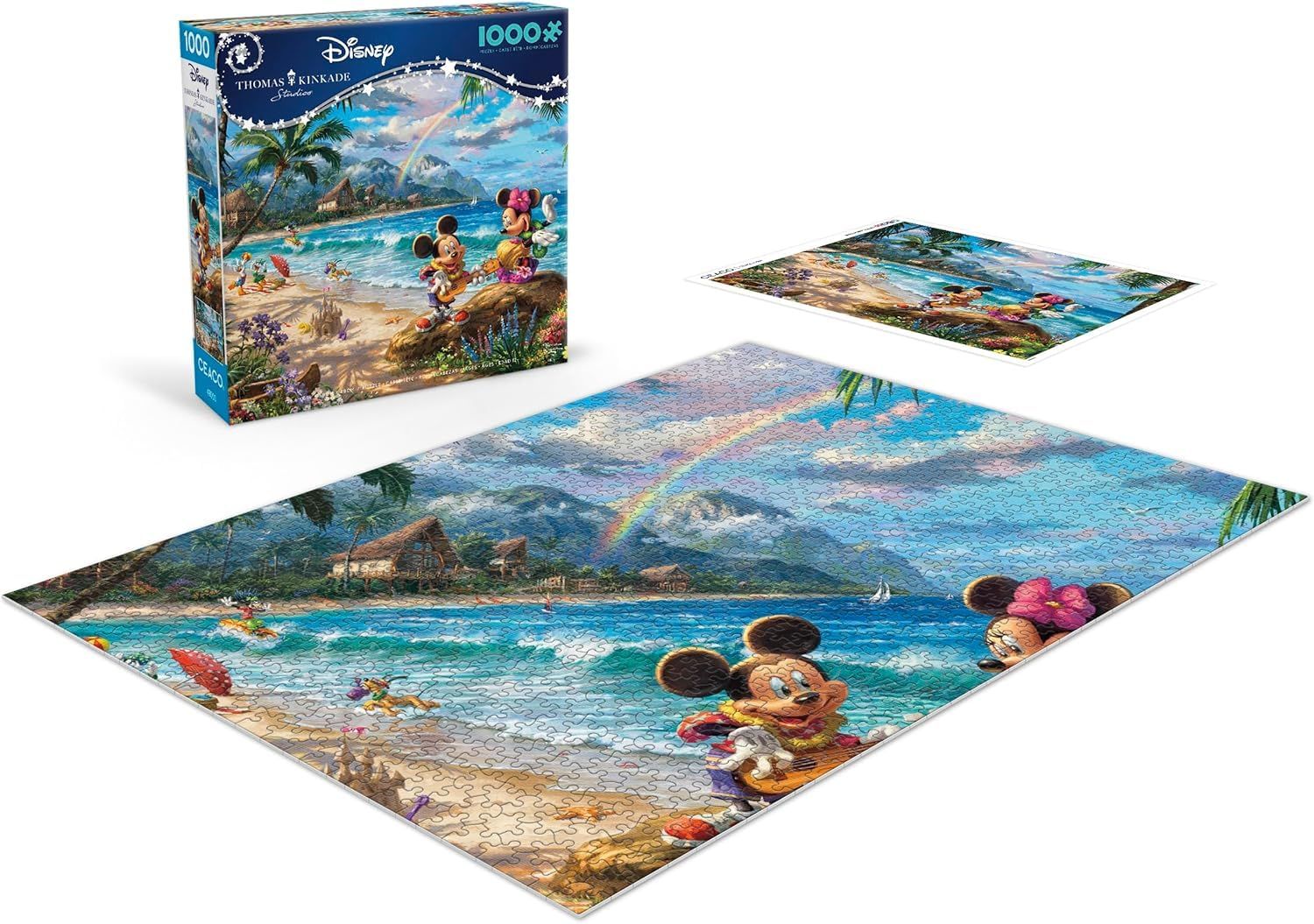 海外 ディズニー ジグソーパズル トーマス キンケード 500 ピース ×4種