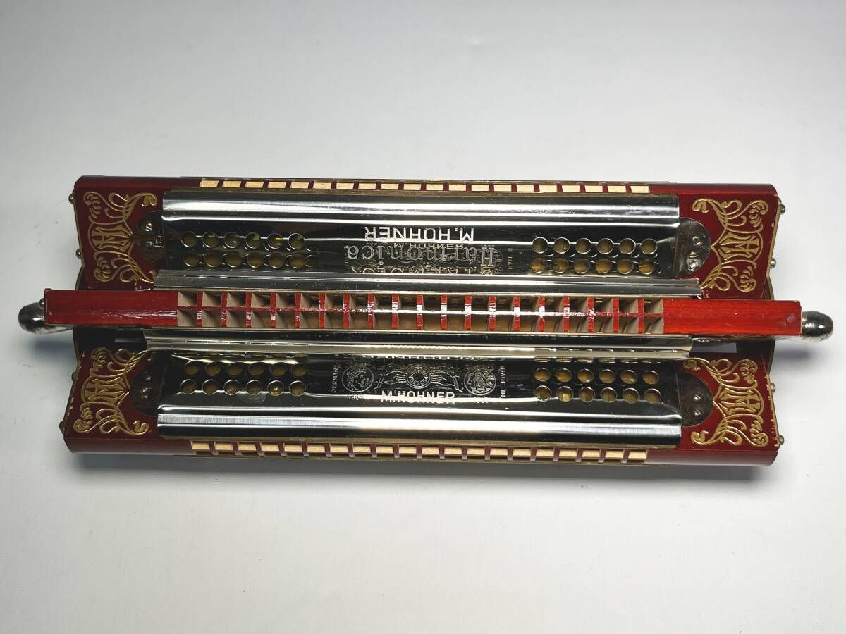 M HOHNER ホーナー 52 240 MADE IN GERMANY ドイツ製 6連式 トレモロハーモニカ