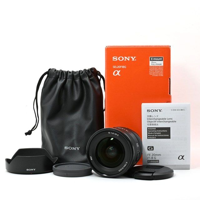 美品＞ SONY FE 20mm F1.8 G SEL20F18G｜広角20mmの高解像Gレンズ｜前