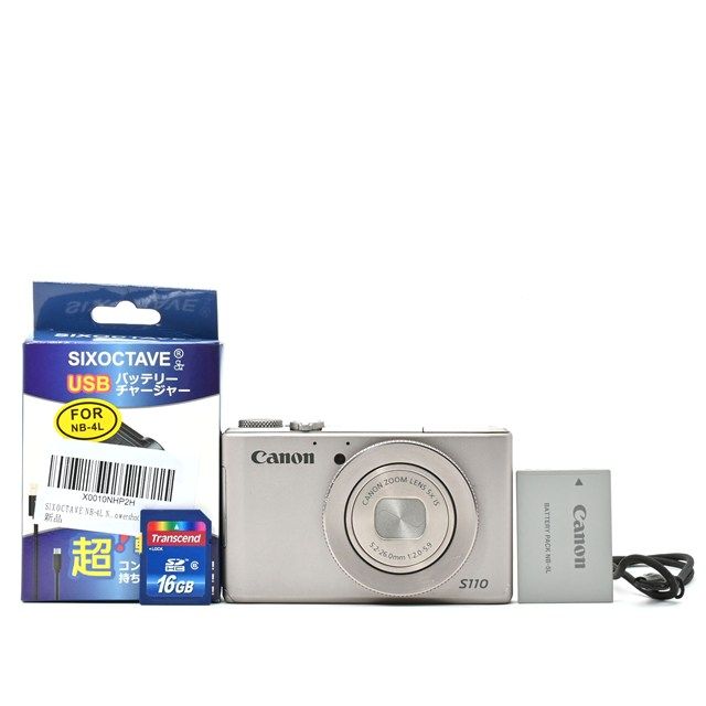 良品＞ Canon PowerShot S110 シルバー｜高画質F2.0レンズ搭載｜軽量
