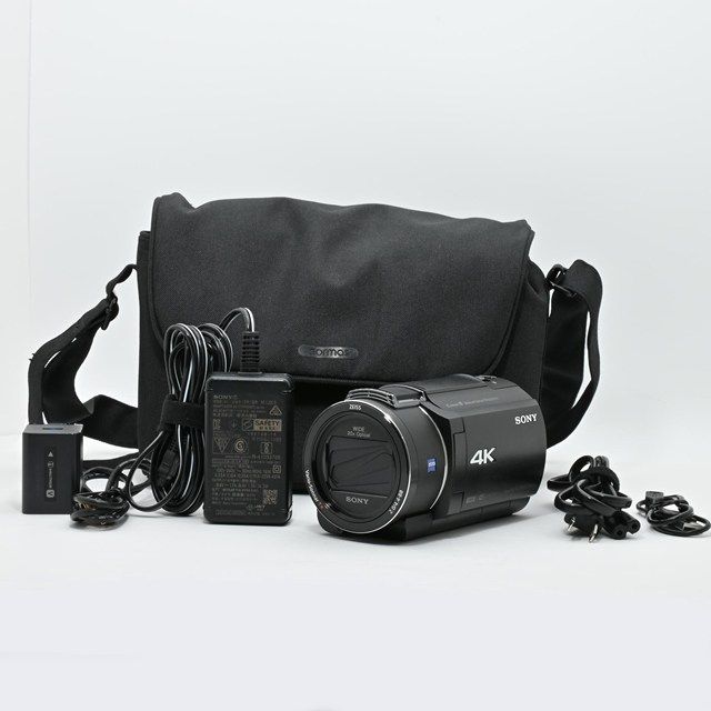 SONY FDR AX 45 A B Handycam 4 K高画質ビデオカメラ 大容量バッテリーNP FV 70 A付属 手ブレ補正 高倍率ズーム