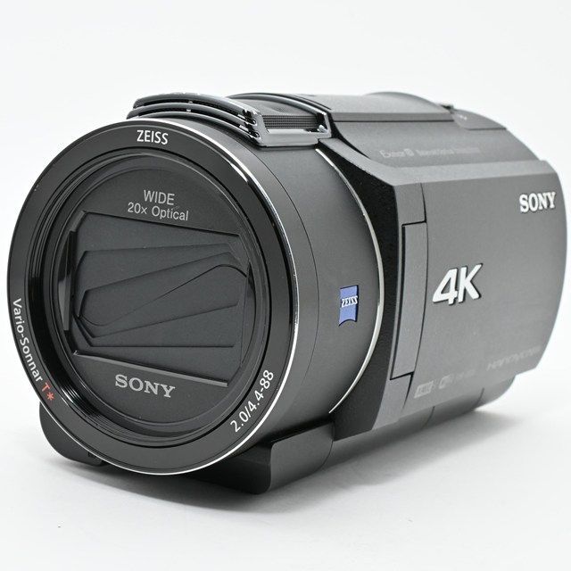 SONY FDR AX 45 A B Handycam 4 K高画質ビデオカメラ 大容量バッテリーNP FV 70 A付属 手ブレ補正 高倍率ズーム