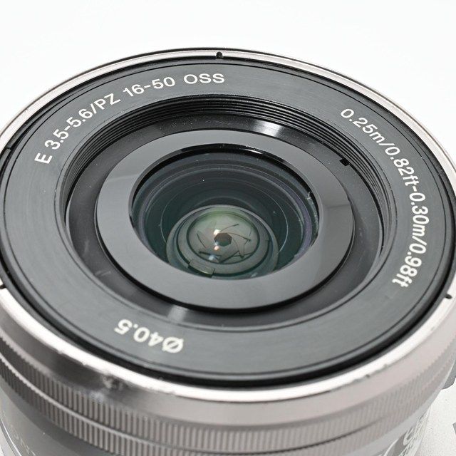 並品＞ SONY α6000 パワーズームレンズキット シルバー ILCE-6000L