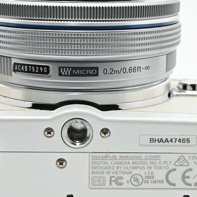 美品＞ OLYMPUS PEN Lite E-PL7 14-42mm EZレンズキット シルバー
