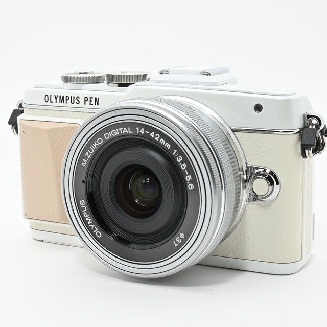 美品＞ OLYMPUS PEN Lite E-PL7 14-42mm EZレンズキット シルバー