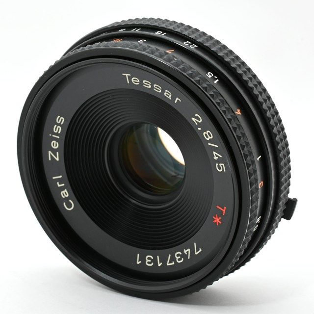 良品＞CONTAX Carl Zeiss Tessar T* 45mm F2.8｜名玉テッサー｜軽量