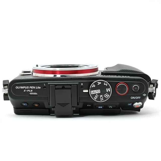美品＞ OLYMPUS ミラーレス一眼 PEN Lite E-PL6 ボディ ブラック