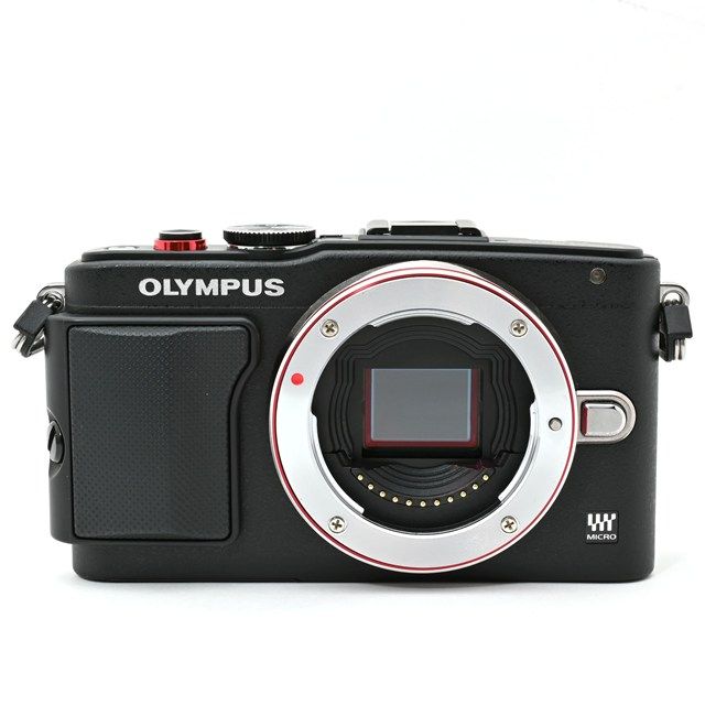 美品＞ OLYMPUS ミラーレス一眼 PEN Lite E-PL6 ボディ ブラック