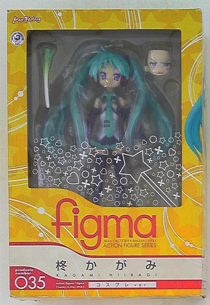 新品未開封 figma 035 柊かがみ コスプレver figma 柊かがみ コスプレver.