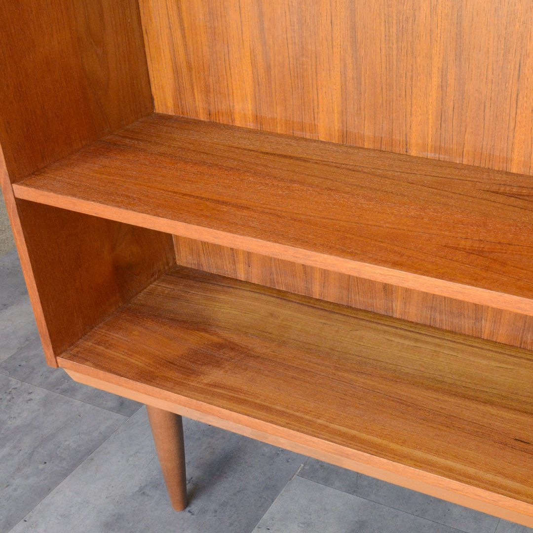 デンマーク 北欧ヴィンテージ チーク 3段 オープンシェルフ 飾り棚