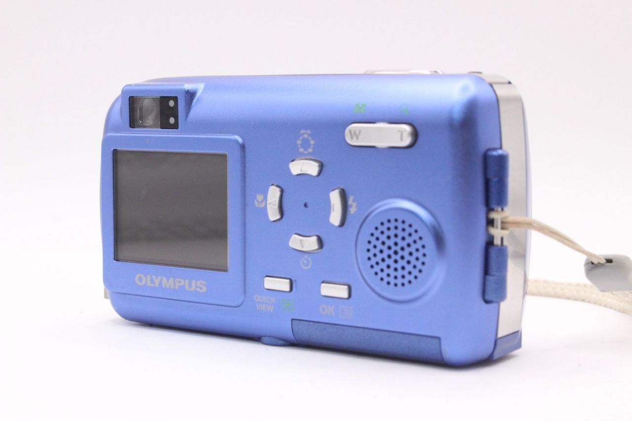 ☆良品☆オリンパス OLYMPUS μ-30 DIGITAL ブルー #2229@b RO3401