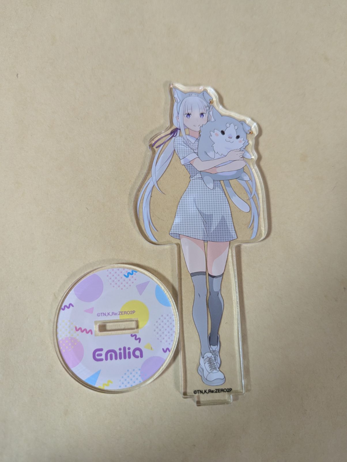 エミリア アクリルスタンド AnimeJapan2023ver. 　Re：ゼロから始める異世界生活　No.25Like new