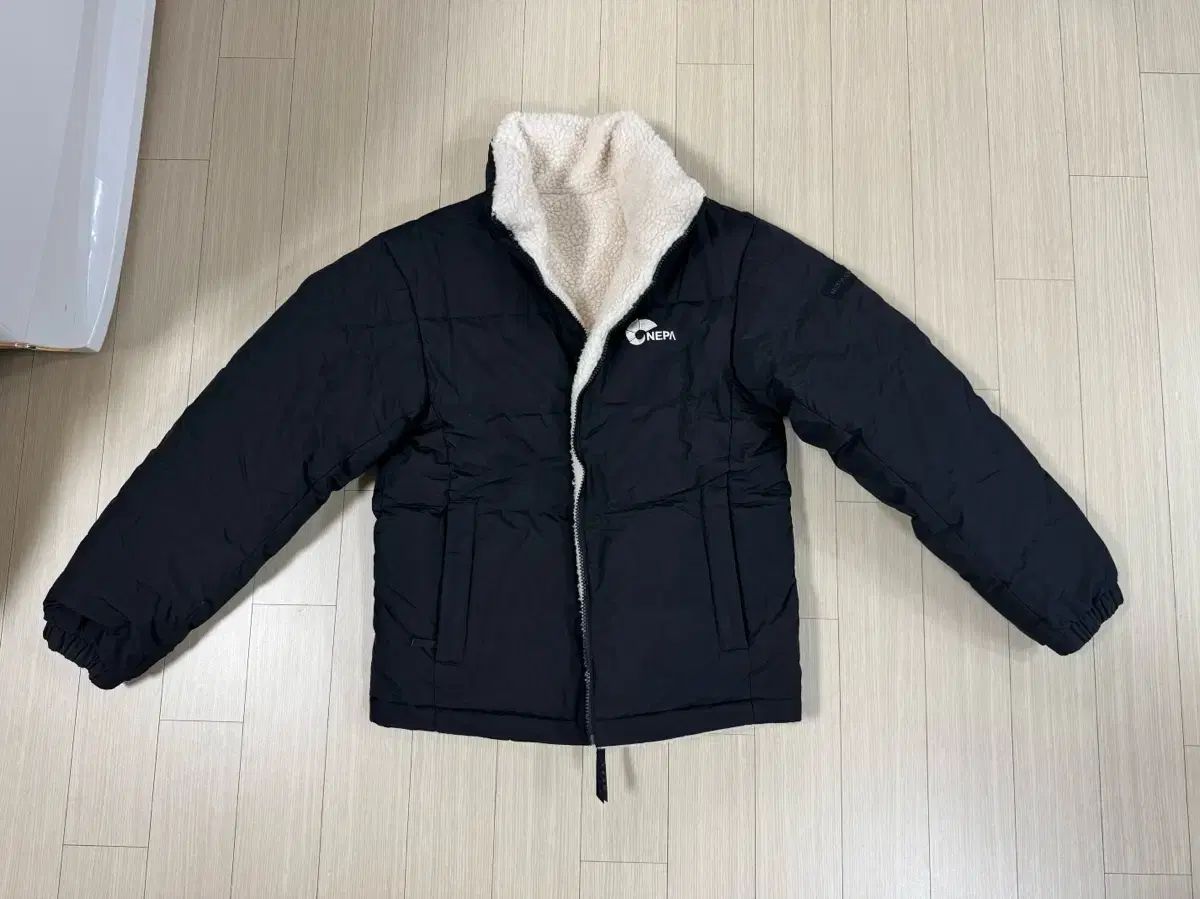 NEPA ネパ リー リバーシブル ダウン ブラック 55 サイズ