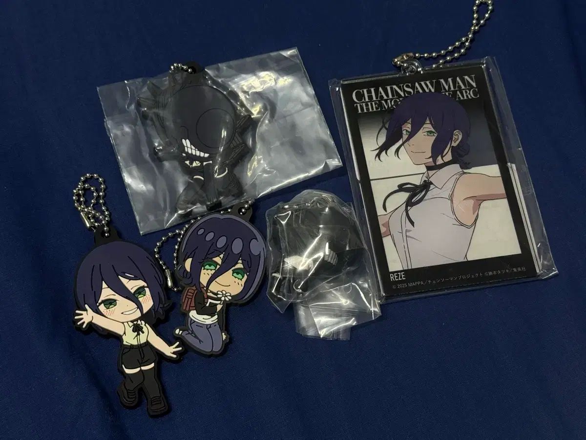 チェンソーマン レゼ ラバーストラップ COOGI クージー 大롱 アクリル キーホルダー セット