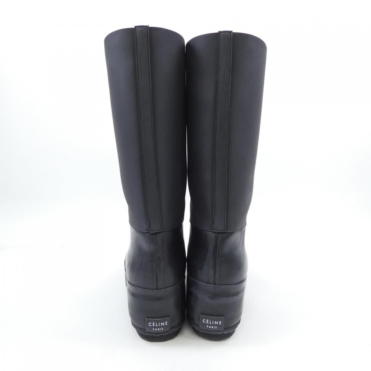 セリーヌ CELINE PLANET RUBBER Ankle Boot ロングブーツ - メルカリ