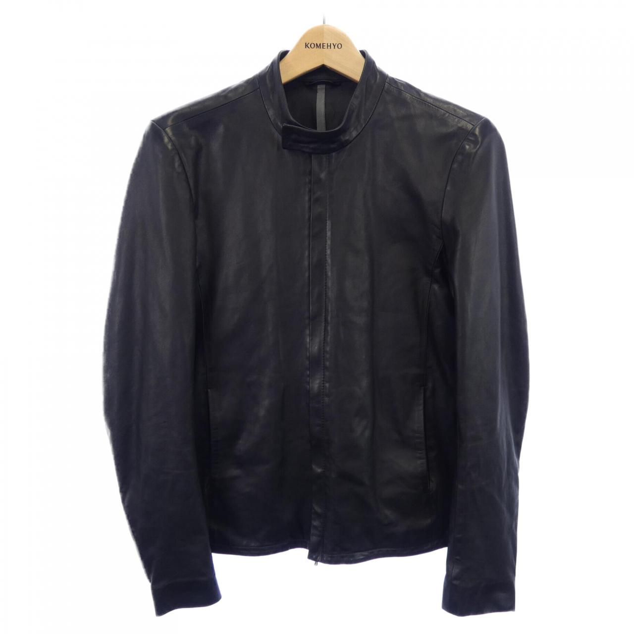 カズユキ クマガイ KAZUYUKI KUMAGAI レザーライダースジャケット