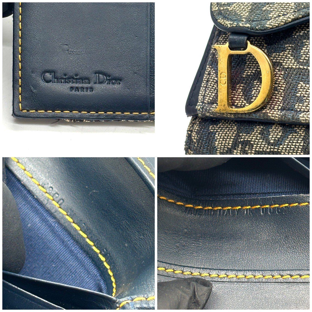 記憶に残るサドル】 Christian Dior クリスチャンディオール 三つ折り