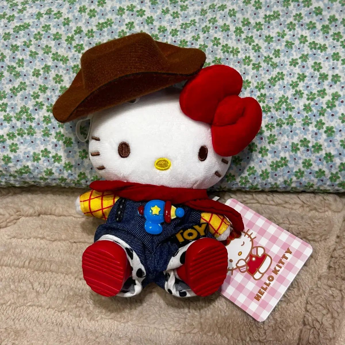 ハローキティ バタフライ ウエスタン カウボーイ ぬいぐるみ