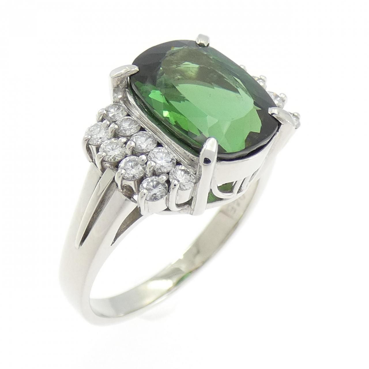 PT900 トルマリン リング 4.08CT - メルカリ