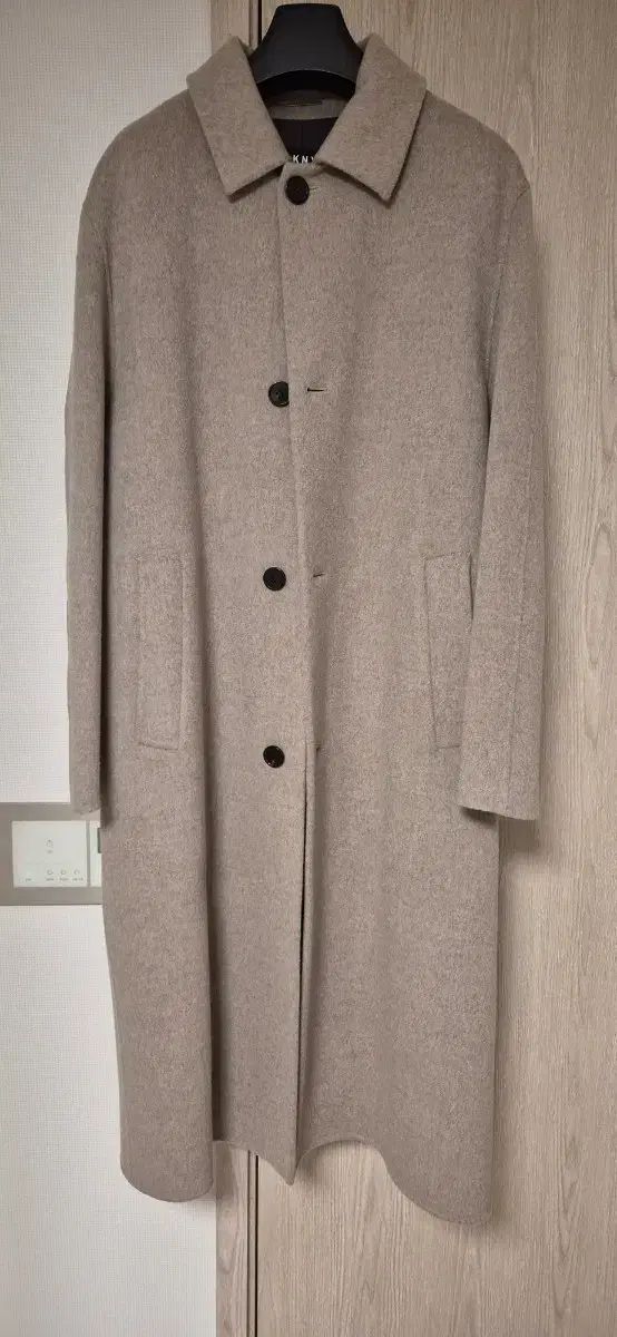 ハンサム DKNY ベージュ ロング コート L