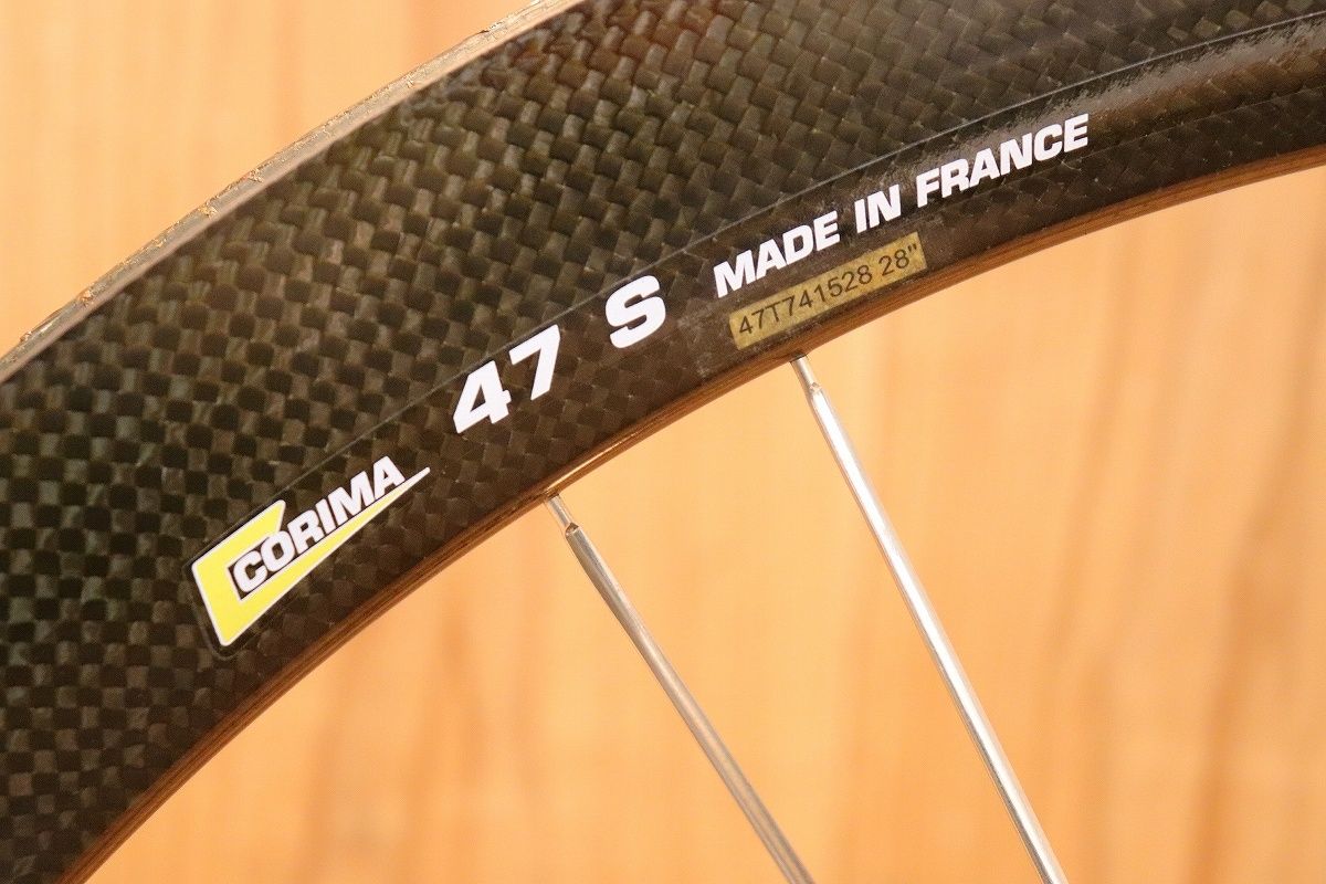 コリマ CORIMA 47 S カーボン チューブラー フロントホイール トラック