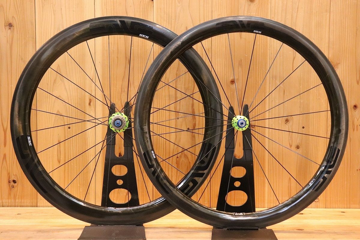 美品　ENVE SES 4.5 TU ホイールセット エンヴィ ENVE SES 4.5 GEN2 カーボン チューブラー ホイールセット