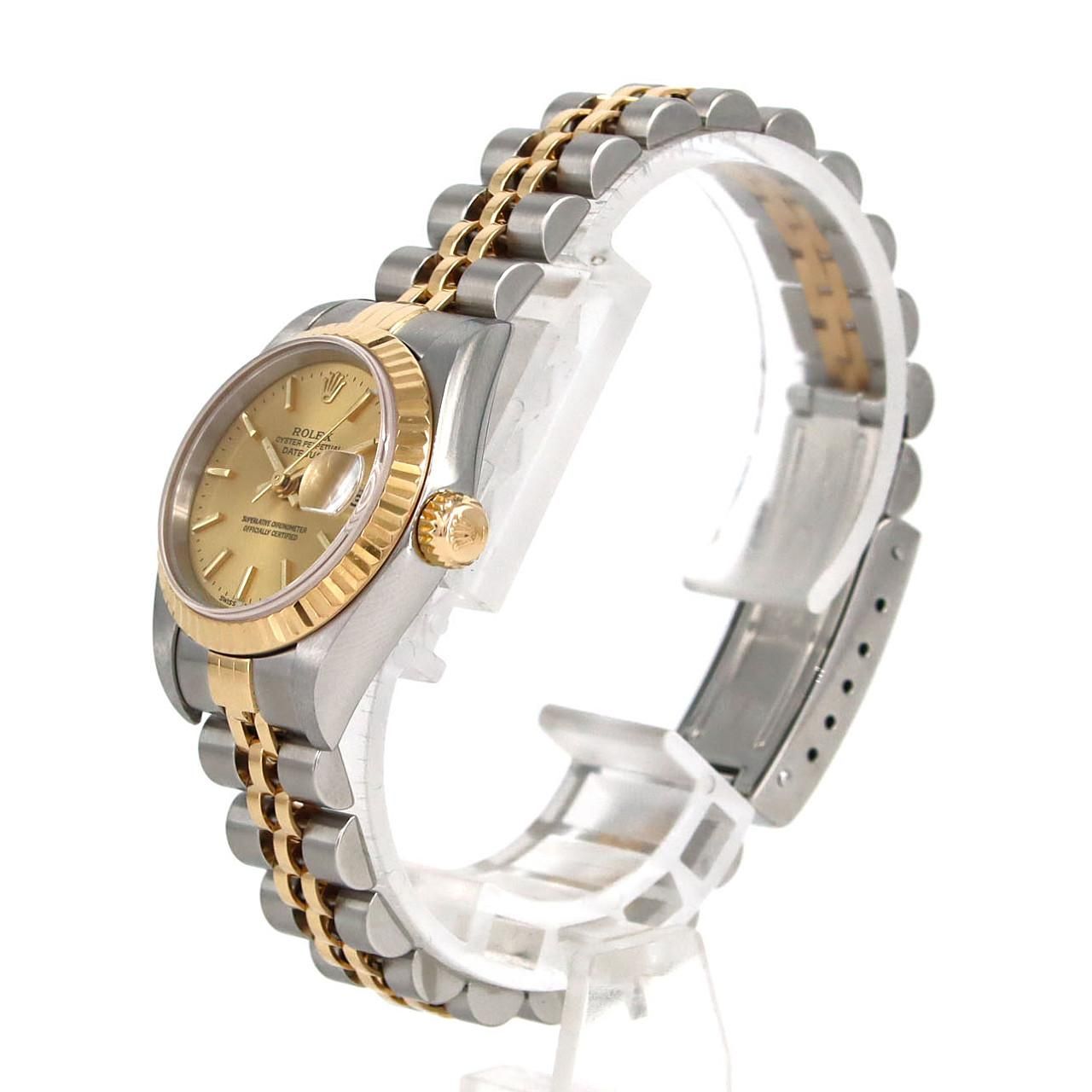 aachan ロレックス デイトジャスト 79173 腕時計 自動巻き ロレックス デイトジャスト 79173 SSxYG 自動巻 Y番 - メルカリ