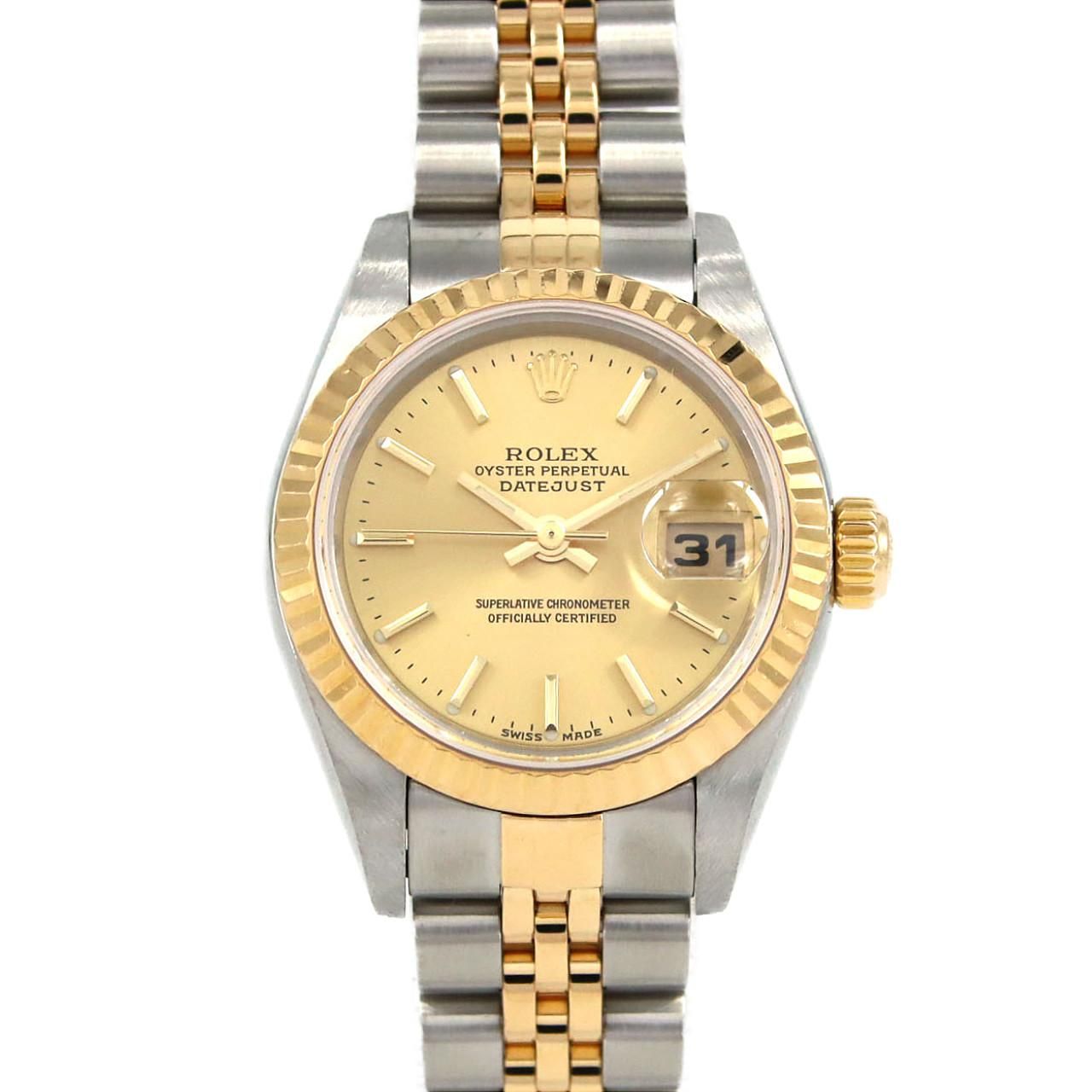 ロレックス デイトジャスト 79173 SSxYG 自動巻 Y番 - メルカリ