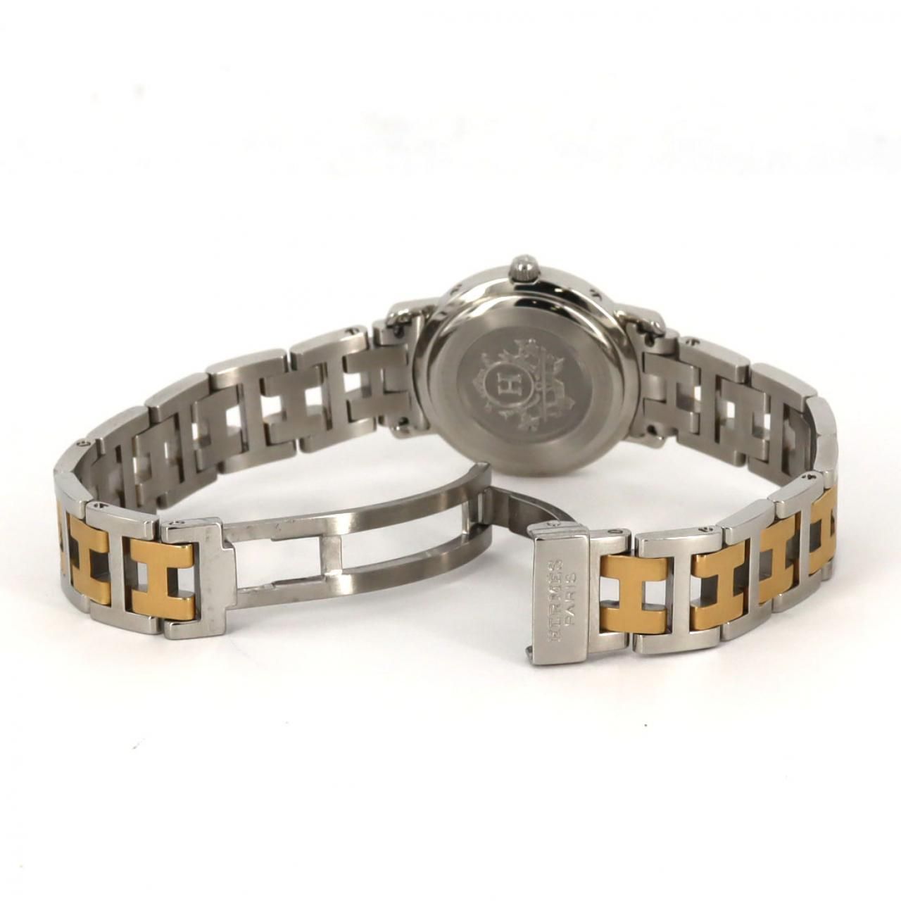 エルメス クリッパー コンビ CL4.220 SSxGP クォーツ - メルカリ