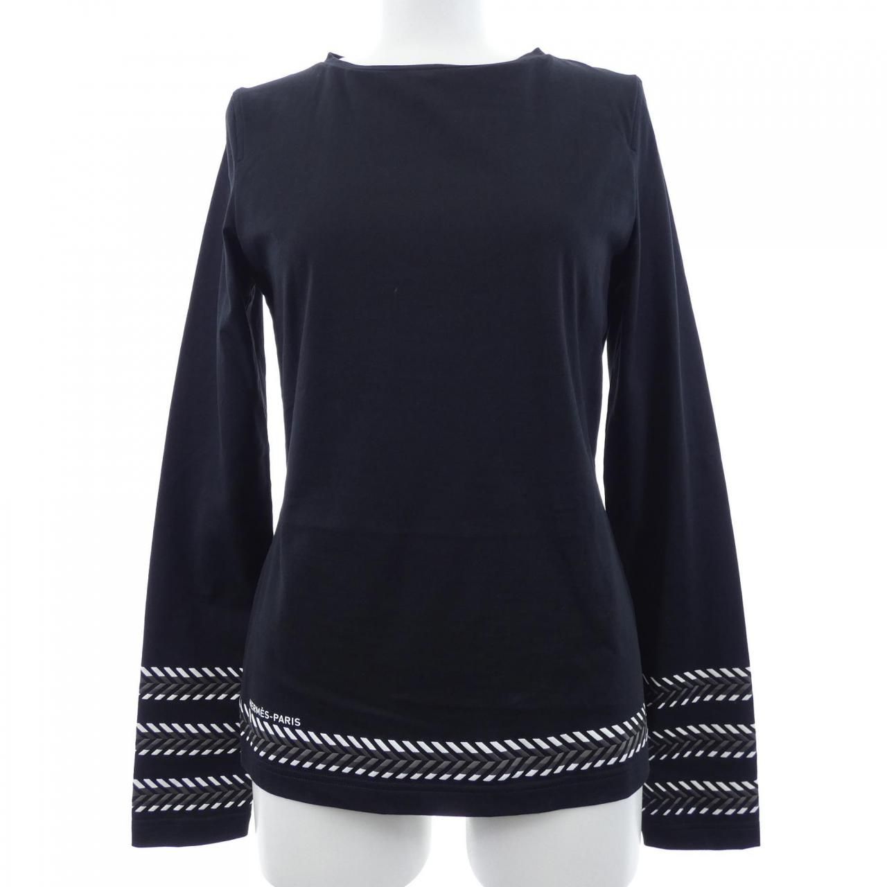 エルメス HERMES CHEVRON カルトゥッシュ Tシャツ