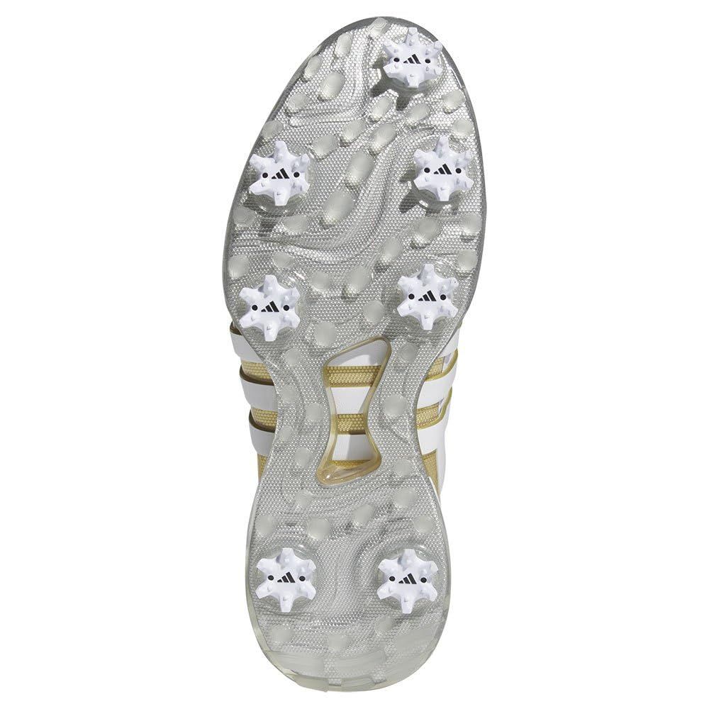 アディダスゴルフ ゴルフシューズ ツアー360 24 メンズ フットウェアホワイト ゴールドメタリック シルバーメタリック 26 5 cm 2 E